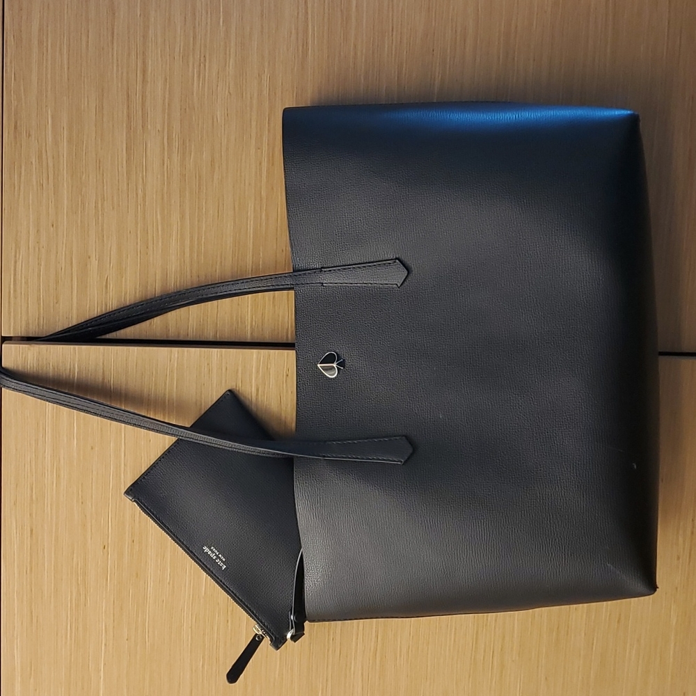 Kate Spade Large Molly Leather Tote (Black)